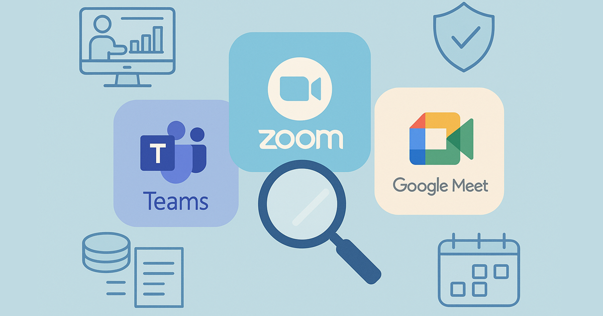 Teams・Zoom・Google Meetを徹底比較!中小企業が選ぶべきWeb会議ツールとは